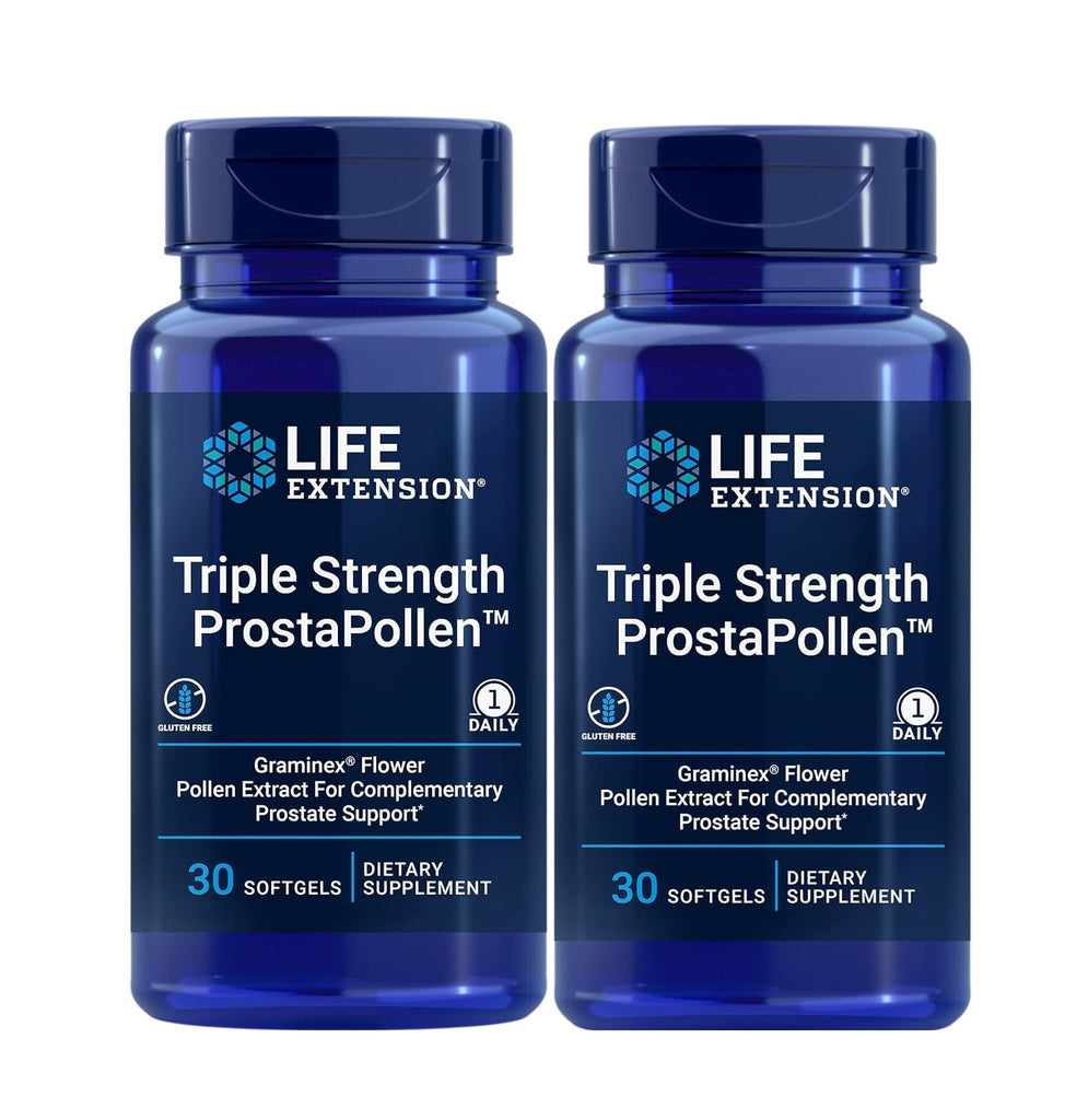 Life Extension  Triple Strength ProstaPollen, 30 softgels 2 Pack