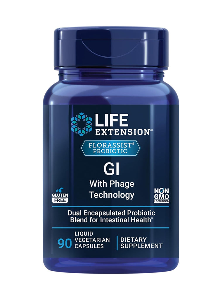 Life Extension FLORASSIST GI with Phage Technology - 30 Liquid Capsules