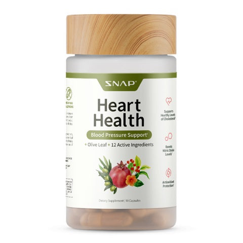 Snap Supplements Heart Health Support, 90 Capsules - Introductory Pricing