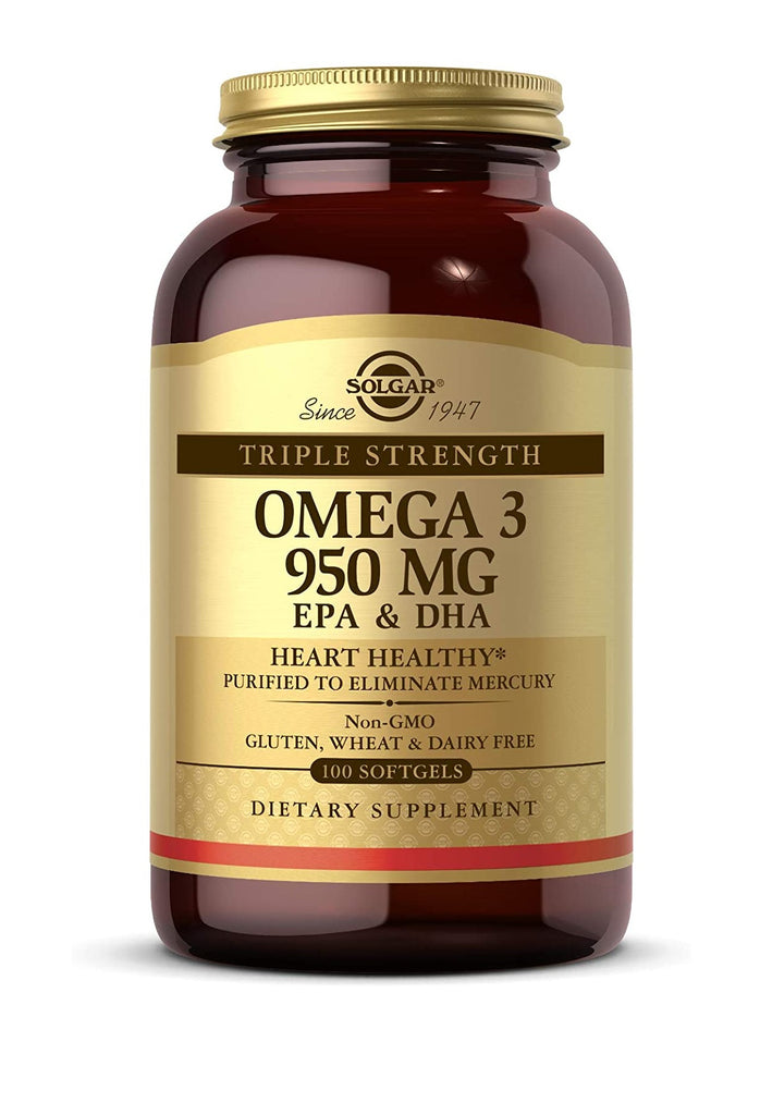 Omega-3 Fish Oil Concentrate Softgels - Heart Health - Solgar